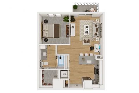 Lenox Burnet Apartments in Austin, Texas A3 Floor Plan
